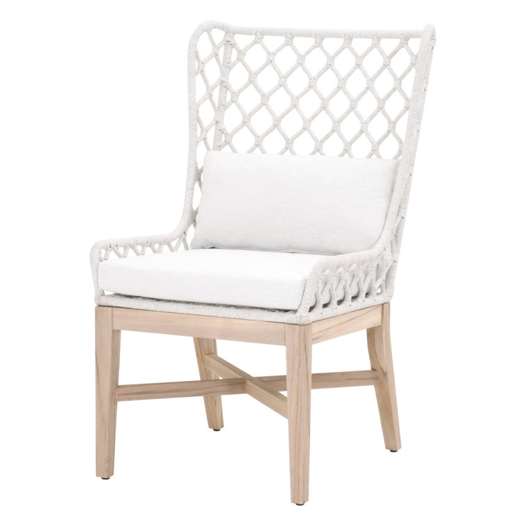 Longshore Tides Watts Wicker Outdoor Dining Side Chair with